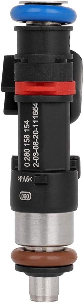 4 Holes 6Pcs Fuel Injector Replace 0280158154 SCITOO Automotive Engine Fuel Injector fit for 08 for Buick for Enclave, 07-08 for GMC for Acadia, 07-08 for Saturn for Outlook, 08-10 for Saturn for Vue
