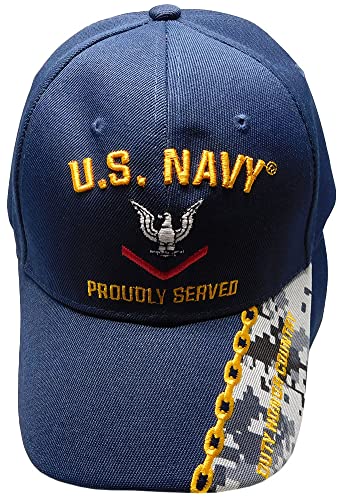 Gorra azul Navy acrílica ajustable bordada miniatura 2