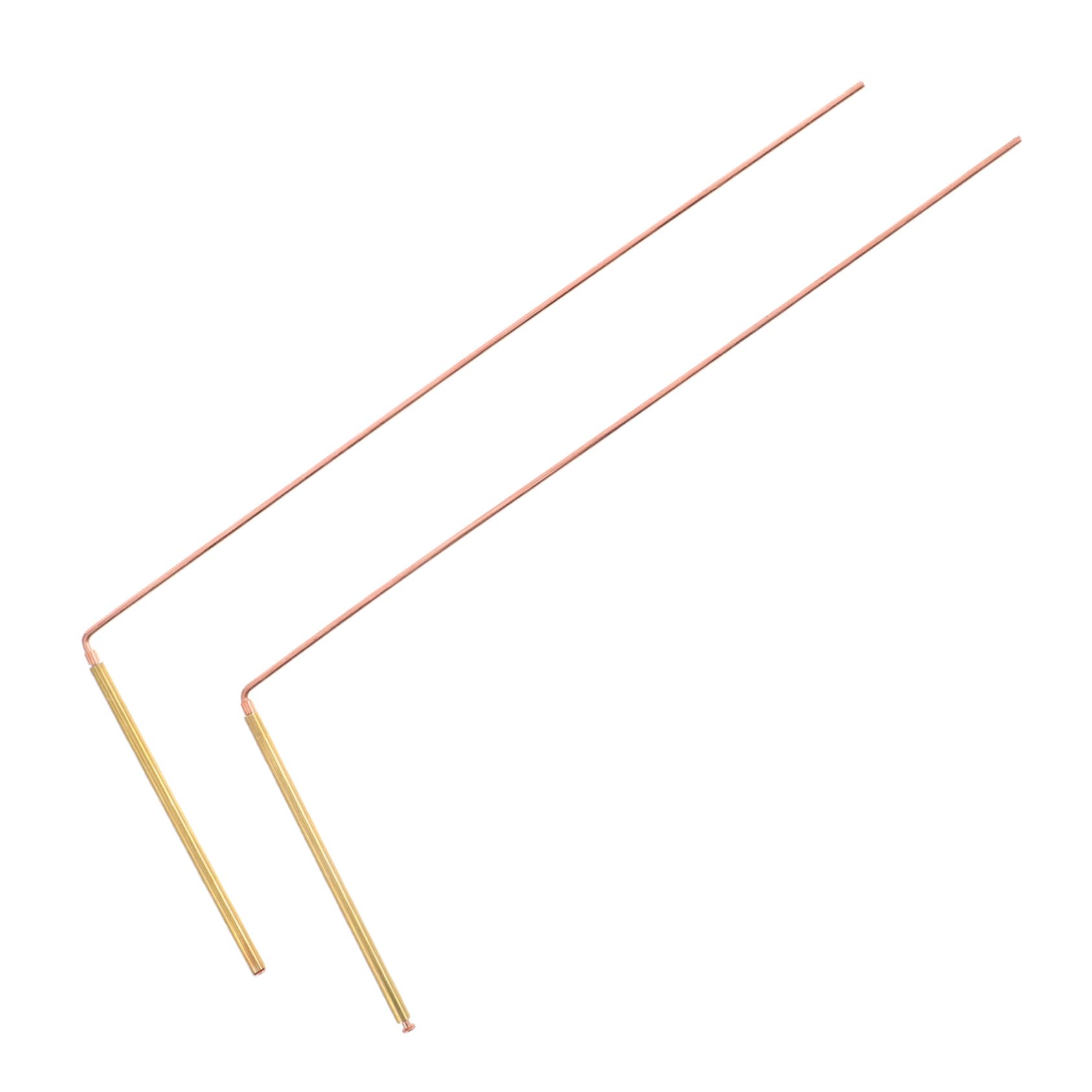 Baguettes de sourcier laiton sensibles lot de 2 pour exploration facile en extérieur