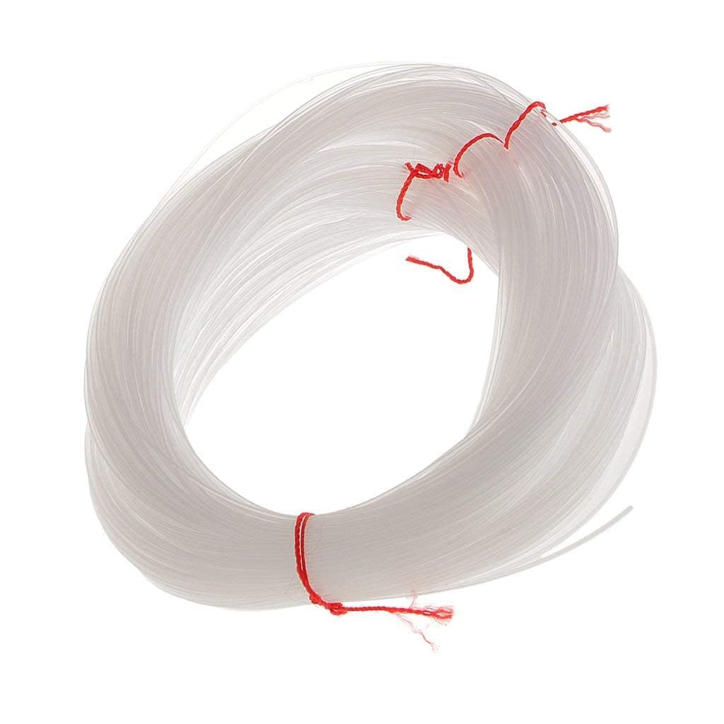 On Blow Clear Nylon String Thread for Jewellery Making, 0.30 mm, 60 Metres Total Length, Pack of 3 Rings of 20 Metres Each-image-28