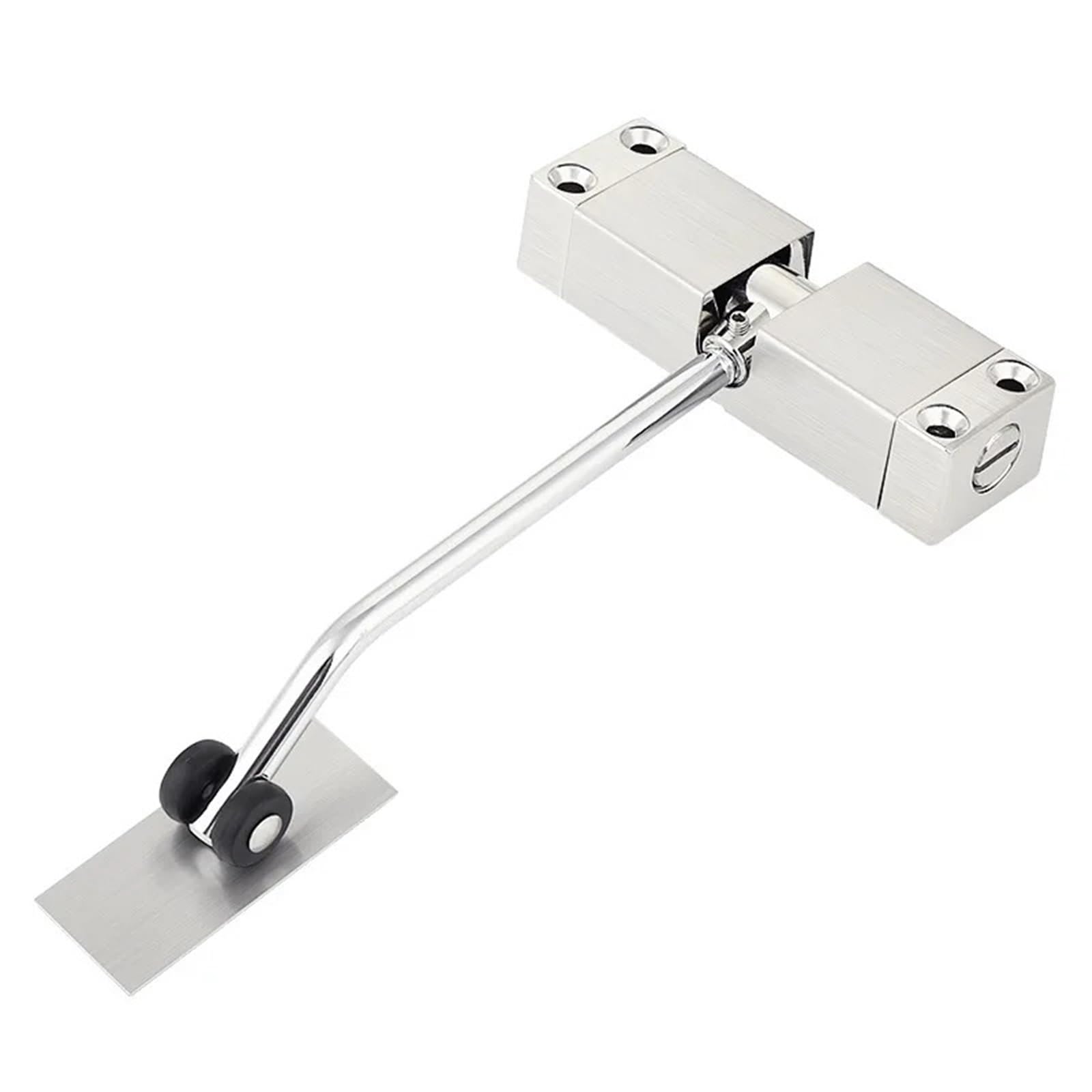 Household Silent Return Spring Simple Closer Light Handy Simple Door Closer(Golden Square)