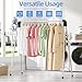 APEXCHASER Clothes Drying Rack - Laundry Rack for Efficient Air Drying, Collapsible Clothing Rack, Foldable Clothes Drying Rack, Heavy Duty Stainless Steel Clothes Rack