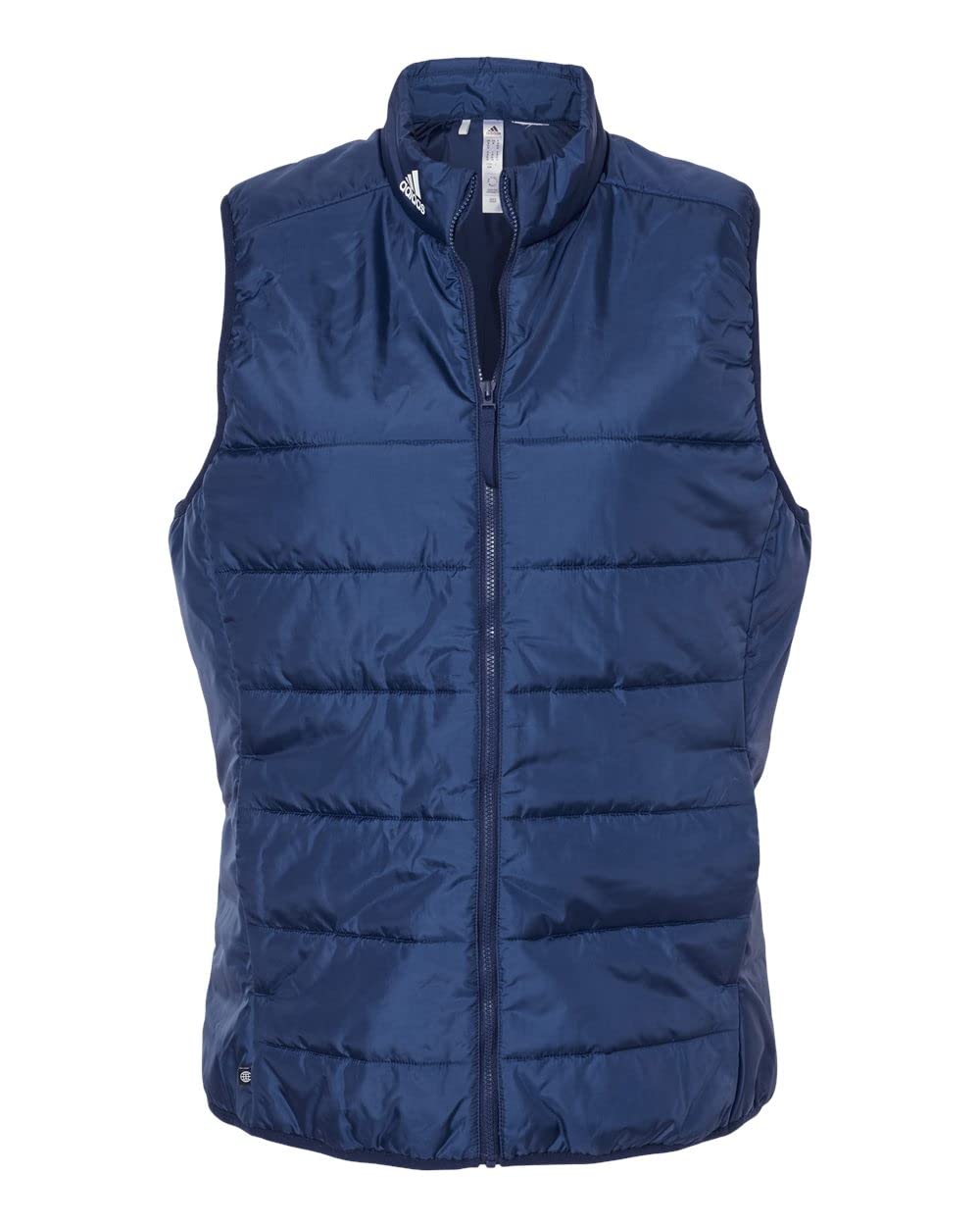 adidas Womens Puffer Vest, L, Team Navy Blue