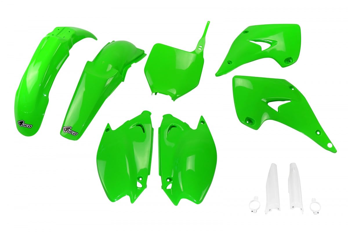 UFO PLAST Full Kit Green Kawasaki KX 125 2004-2008