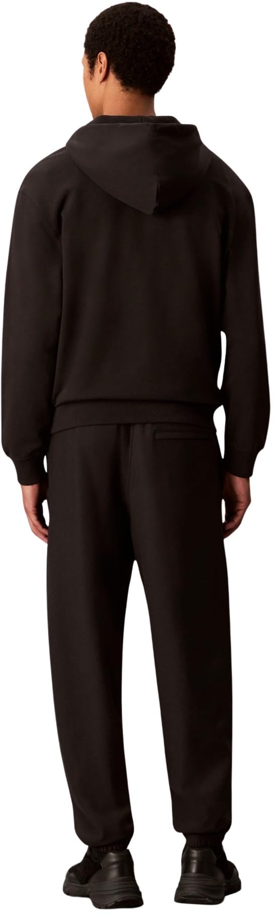 Calvin Klein Pantalón de chándal Hombre Terry Monogram con Bolsillo Trasero