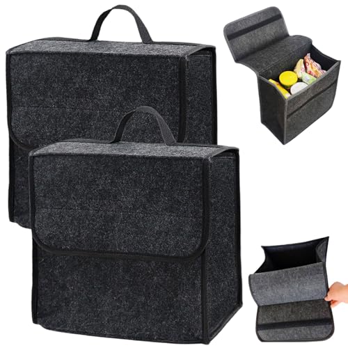 2 Stück Auto Organizer Toolbag Größe M,Kofferraum Organizer aus Filz mit...