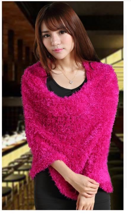 Women's Magic Changed Scarf Magic Warm Woolly Scarf Shawl for Autumn Winter2
