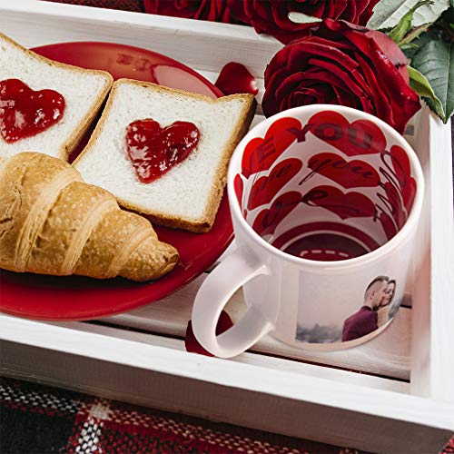 Mug de vidrio personalizado 10 onzas miniatura 7