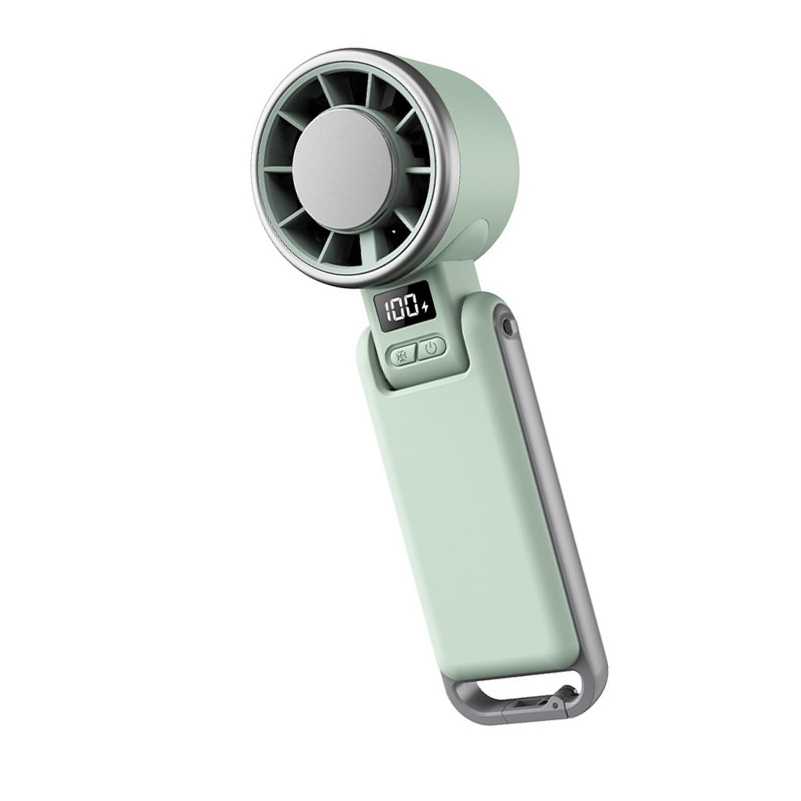 YPBEW Practical Powerful Handheld Fan 4000mAh Battery Folding Individual Cooling Fan Texture Suitable for Heat Relief Folding Individual
