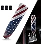 Jawmoy Pack-1 5' Shift Knob, Aluminum Alloy Weighted Gear Lever, American Flag Metal Comfortable Shifting Head for Most Automatic Manual Vehicle (Multicolored)