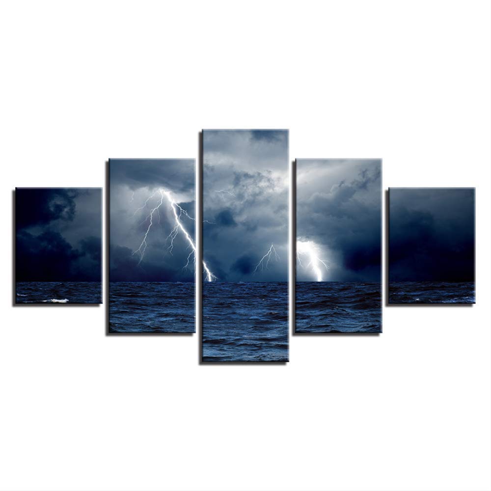Peinture décorative haut de gamme Sea Lightning grand format