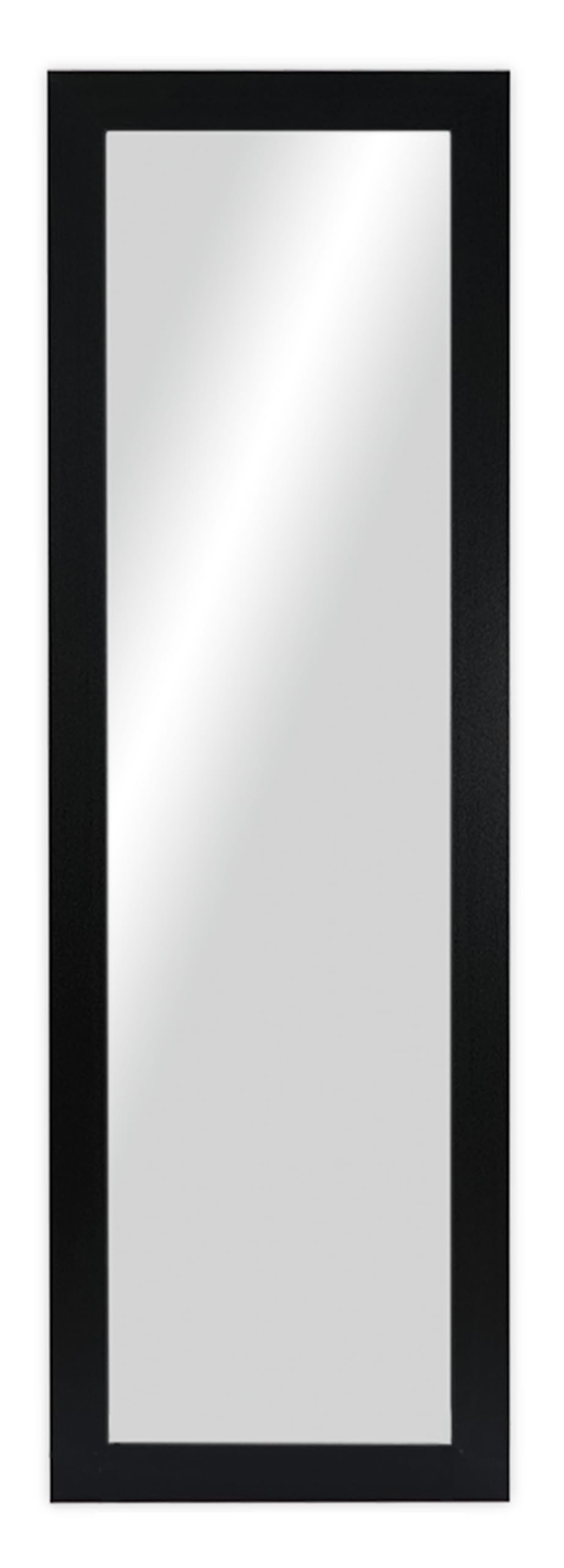 CHELY INTERMARKET, Espejo de Pared 30x130cm (Marco Exterior 41x141cm) MOD-113(Negro) Forma Rectangular.