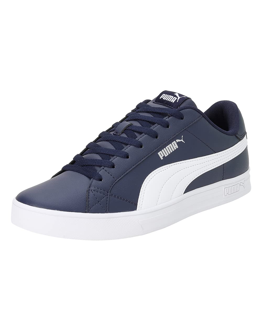 Puma Unisex-Adult Smash Vulc V3 Lo Peacoat-White-Silver Sneaker - 11 UK (38075207) (B09B9N7SF9) Amazon Price History, Amazon Price Tracker