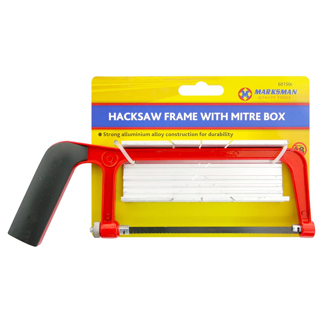 NEW Hacksaw Frame with MITRE Box Cutting Carpenter Woodwork Workshop DIY Tool