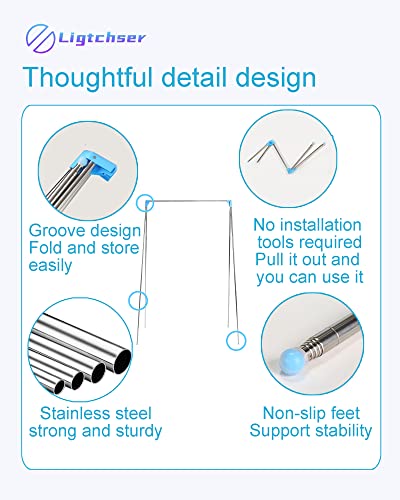 Ligtchser Portable Travel Garment Rack,Folding Clothes Rack For Dance,Travel,Camping, Drying,Rv, Indoor,Outdoor. A Collapsible Mini Clothing Rack + 6 Storage Bags. #TOP3