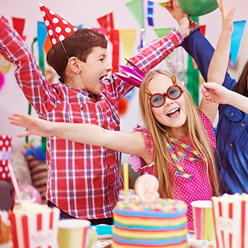 ABOOFAN Óculos de Sol de Coelho Crianças Festa de Páscoa Óculos Engraçados de Orelha de Coelho para