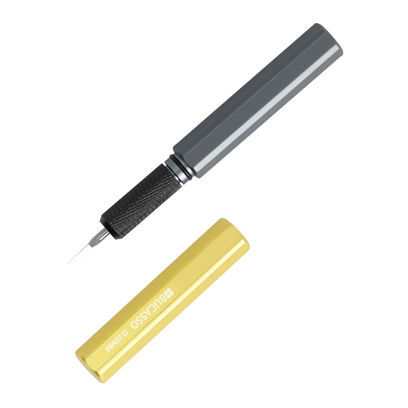 Bucasoo Model Scriber, Line Scriber with Tungsten Steel Blades, Model Scribing Tool for Modelling Hobby RG Scale Model