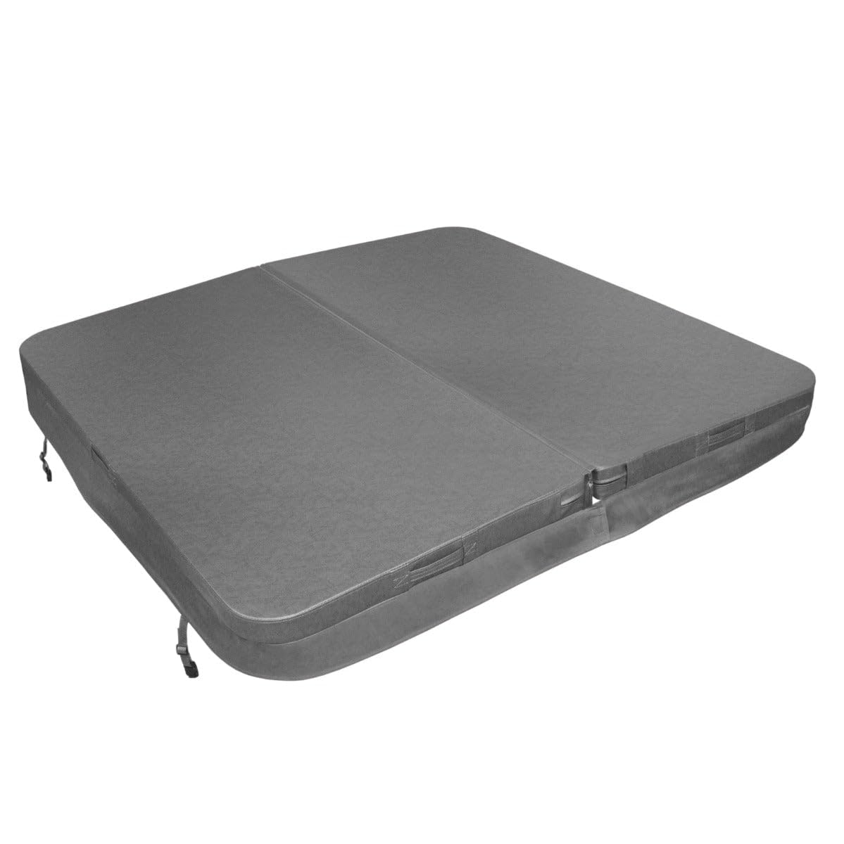 Copertura Vasca Idromassaggio 2 x 2 m Quadrata in PVC – Grigio