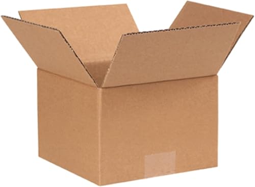 Secure Seal - Paquete de 100 cajas de cartón corrugado de 7 x 7 x 5 pulgadas