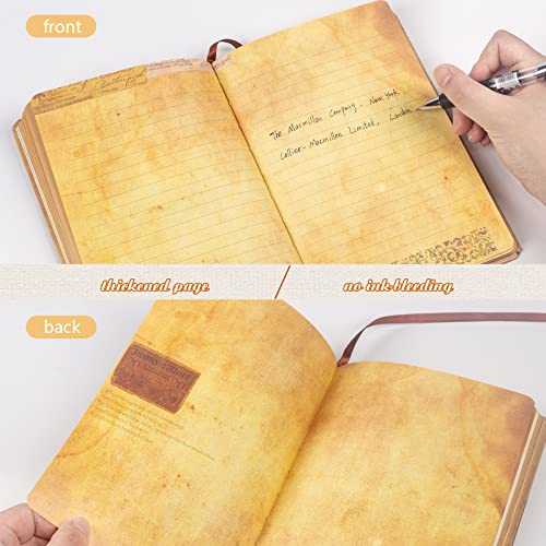 Sallyfashion Vintage European Diary, Executive Notebook Hardcover Journal Retro Style Envelopes Theme For Women Girls Travel Office thumb #3