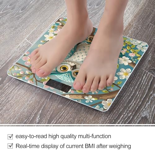 Báscula Digital para Baño de Vidrio Templado Turquesa miniatura 5