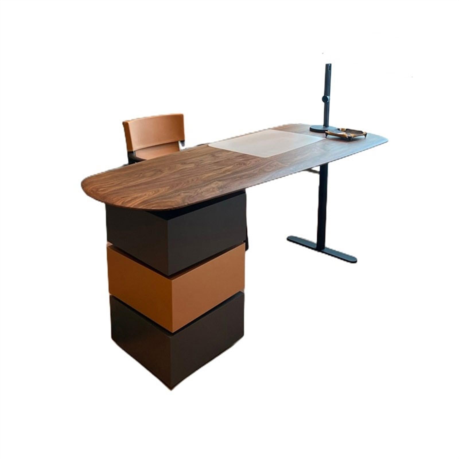 Proste oświetlenie na biurko z litego drewna luksusowe nowoczesne proste salon wysokiej klasy biurko do nauki pisanie designerskie minimalistyczne biurko do pisania (140 x 65 x 75 cm)