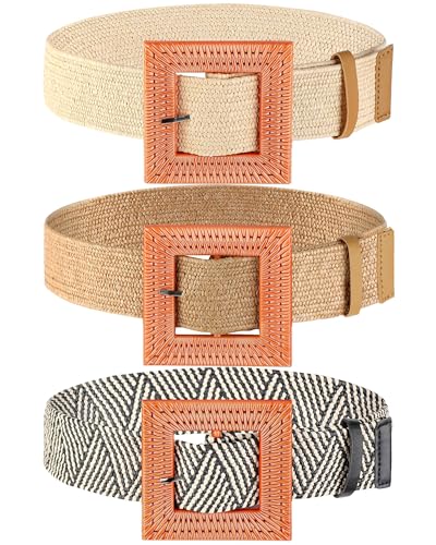 Ceinture élastique en raphia femme pour cintrer une robe ample sans serrer la taille