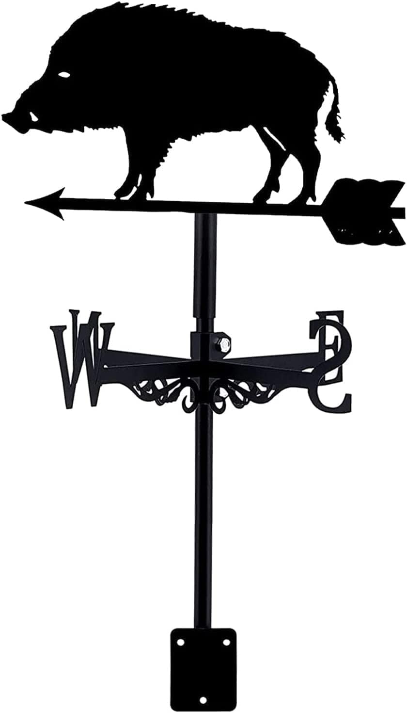 Stainless Steel Outdoor Weathervane Ornament Weather Vane for Garden Garage Dome Barn Decoration