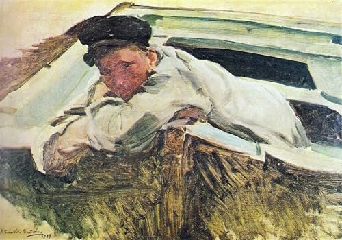 Cuadro en lienzo de Joaquín Sorolla, pintura famosa il Grumete para salón 60x90cm
