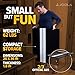 JOOLA Midsize Compact Table Tennis Table Great for Small Spaces and Apartments – Multi-Use Free Standing Table - Compact Storage Fits in Most Closets - Net Set Included - No Assembly Required