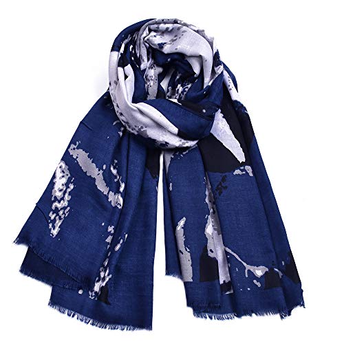 Imprimé géométrique moderne sur foulard d'automne et d'hiver pour un look graphique chaleureux