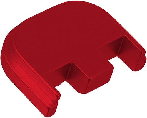 Miniatura 4 de NDZ Performance Placa de Cubierta Trasera de Deslizante para Glock 17 19 19X 20 21 22 23 26 27 34 45 y 47 49 Gen 5 9MM .40 S&W, Aluminio Gravado con