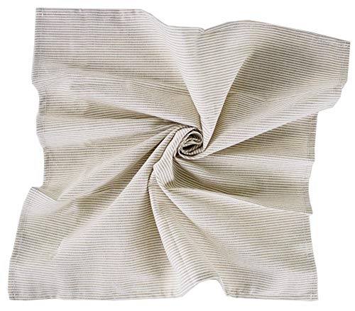 Servilletas de Tela Beige 100% Algodón 20x20 Pulg, Pack 4 miniatura 4