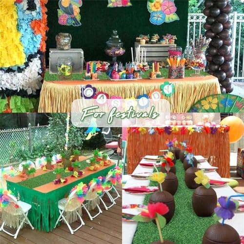 Napperons en gazon synthétique et chemin de table en herbe pour fêtes - 7