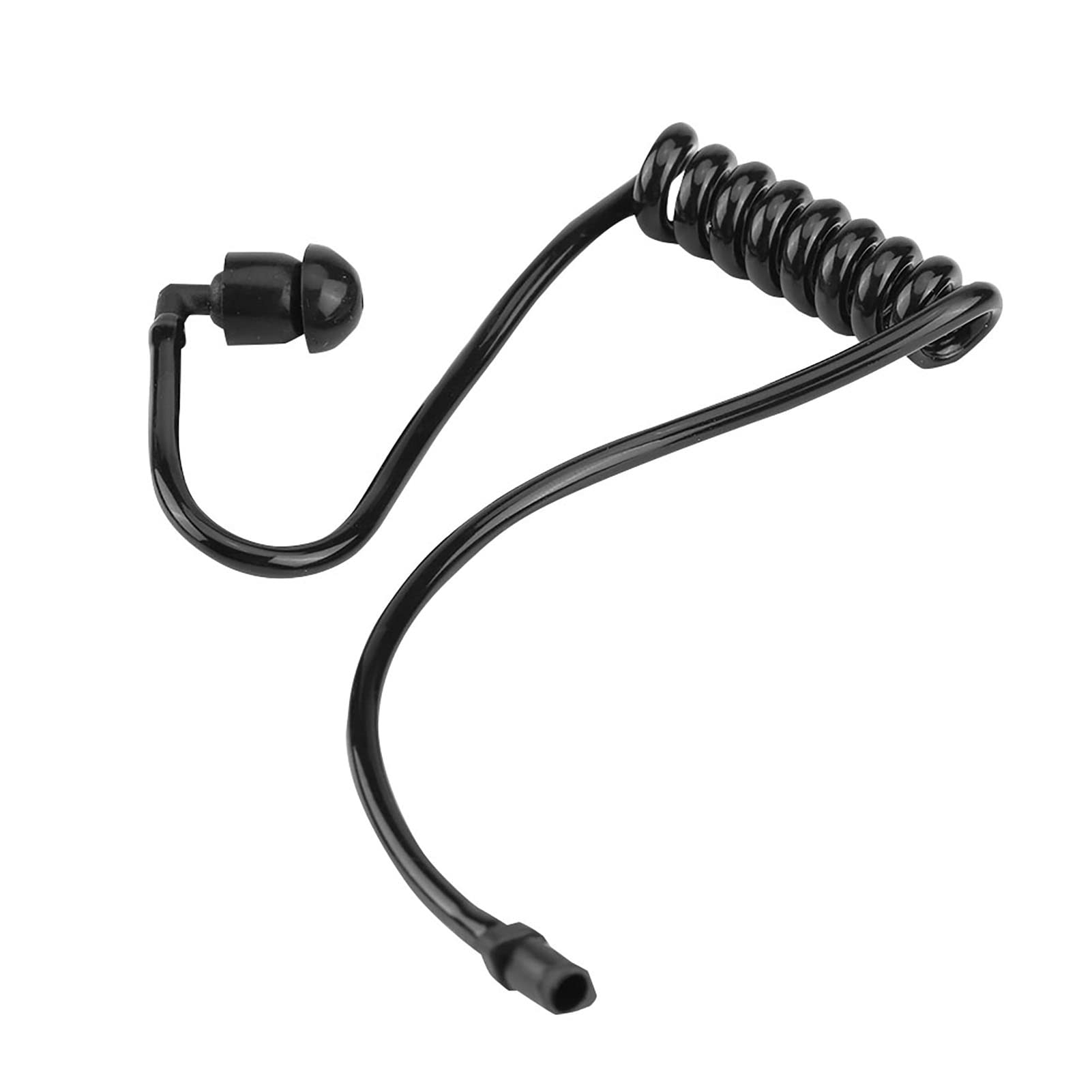 Tubo acústico en Espiral Transparente de Repuesto Paquete de 5 Tubo acústico de Repuesto Universal Giratorio para Auriculares de Radio de 2 vías Walkie Talkie Auricular Com
