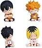 4 Piezas Figuras de Anime Shoyo/Tobio Kageyama/Oikawa Tooru/Kozume Kenma Figurita Modelo Mini de Dibujos Animados Decoración de Escritorio para Auto y Hogar 2.36 Pulgadas 1