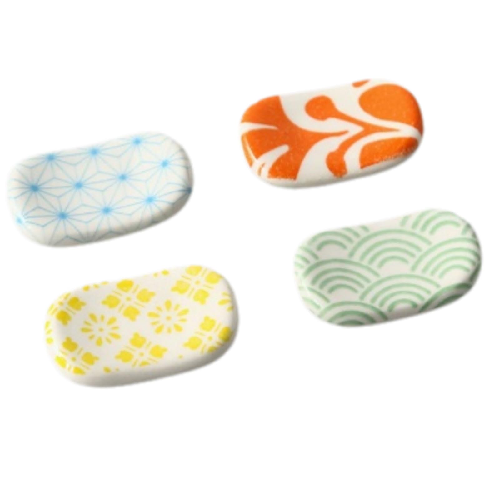 MRKU Chopstick Rest Chopsticks Holders Restaurant Ceramic,Set,Dinner Spoon Stand Knife Fork,Festive Tableware Ornament