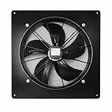 Bilake Extractor Helicoidal Empotrable Ø630 mm | 12.560 m³/h - 750W | Ventilador Industrial de Pared en Acero IPX4