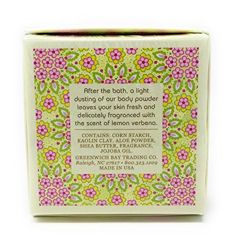 Greenwich Bay Trading Co. Scented Dusting Powder, 4 Ounce, Lemon Verbena - Thumbnail 3