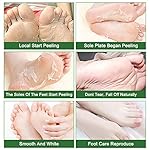 Asfroy Foot Peel Mask 5 Pack - Tea Tree, Removes Calluses, Softens Dry Skin, Safe for Men and Women - Image 5
