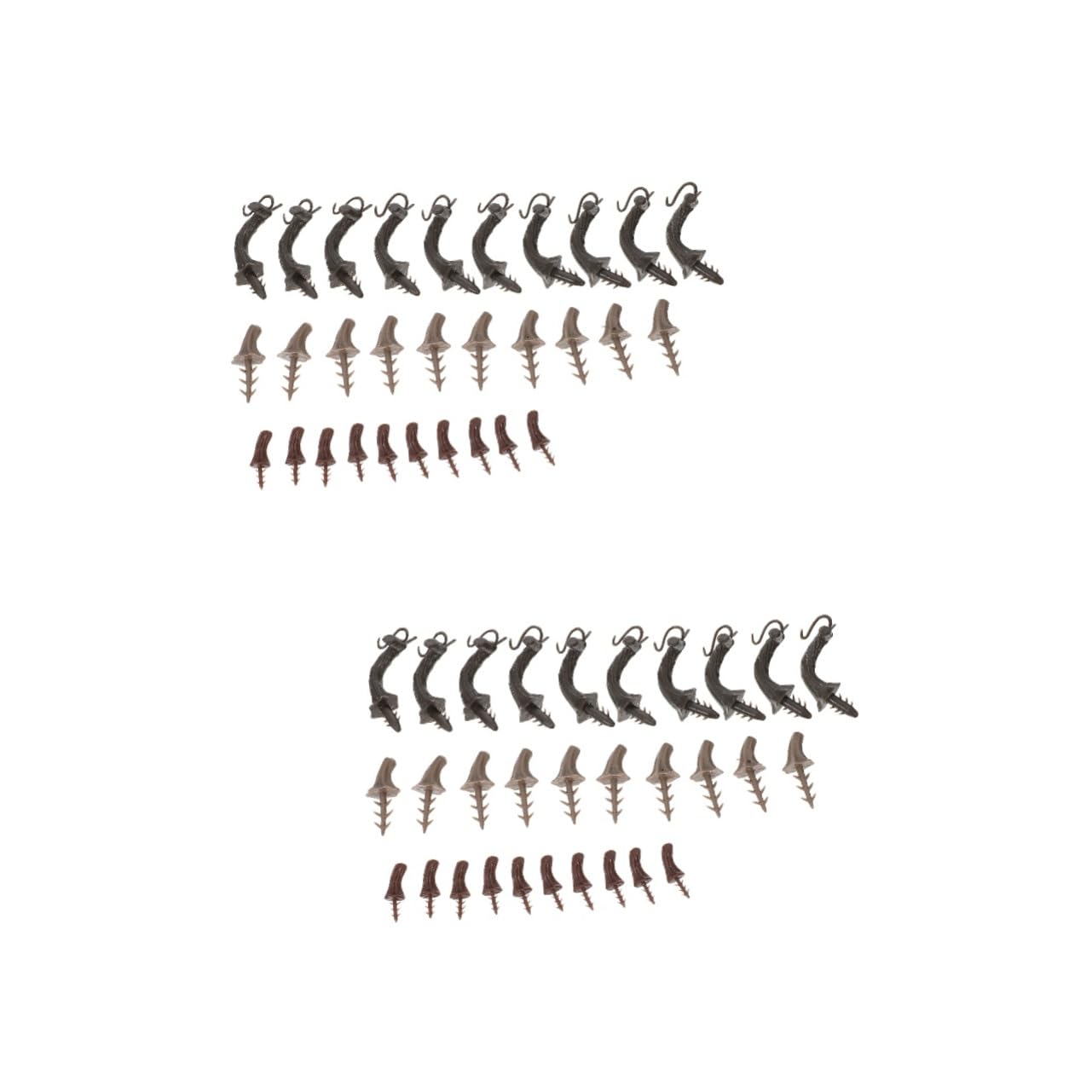 Lurrose 60 Pcs Thanksgiving Pumpkin Handle Pumpkin DIY Crafts Pumpkin Craft DIY Accessory Pumpkin Accessory Harvest Pumpkin Handle Foam Grip Fall Decor Fruit Pumpkin Head Plastic