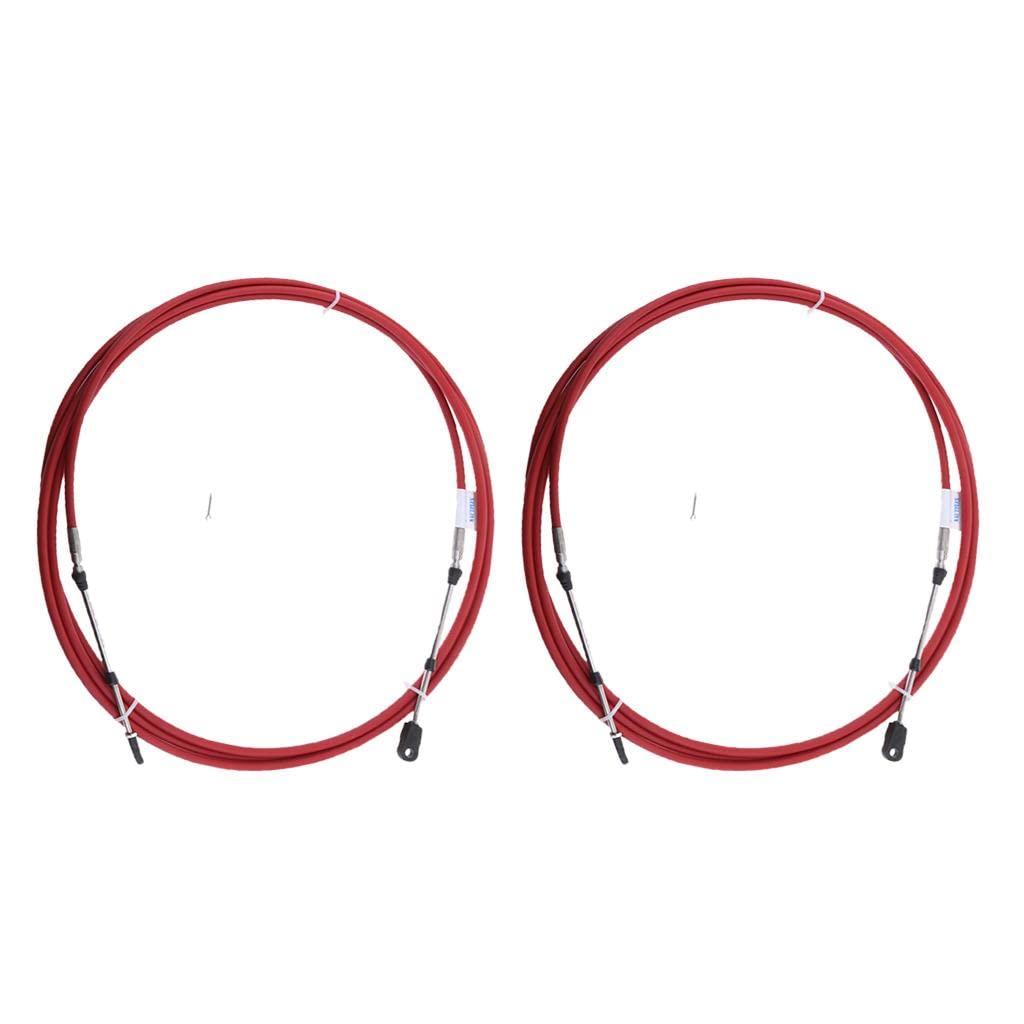 2Pcs 15Ft Throttle Shift Control Cable for Outboard Boat Motor Red | eBay Motors | Parts & Accessories | Boat Parts | Controls & Steering