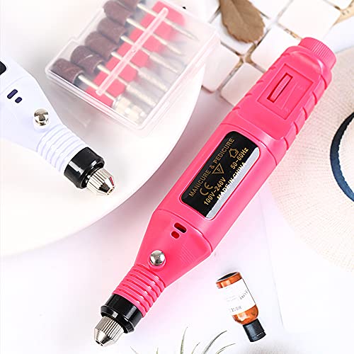 XIANGHUI Elektrischer Nagelfeile/Nagelfräser Set Professionelles Nagelfeile Maniküre Pediküre Nagelstudio Set + 6 Bits… – Bild 8