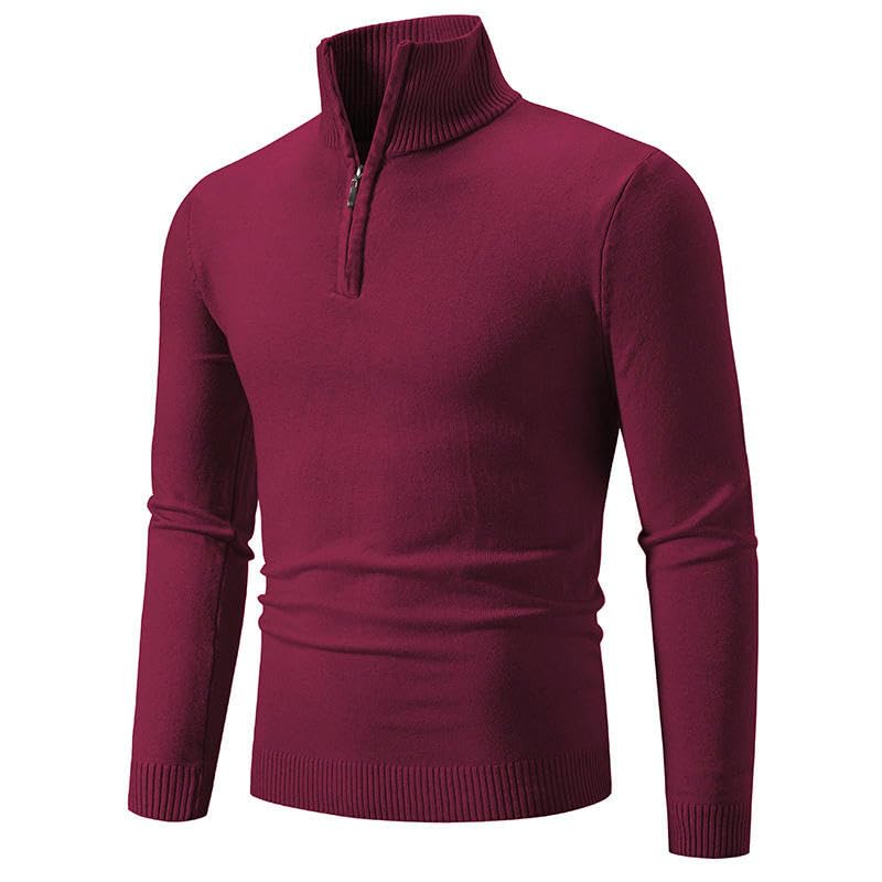 Pull à fermeture éclair confortable pour vos sorties casual d'hiver - 4