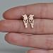 RONKAHSHOW Dainty Parrot Earrings Plated Earrings for Women Custom Fashion Jewelry Best Gift for Women Mother Daughter Friendship Christmas Birthday New Year Mother's day (Parrot Earrings Rose Gold)