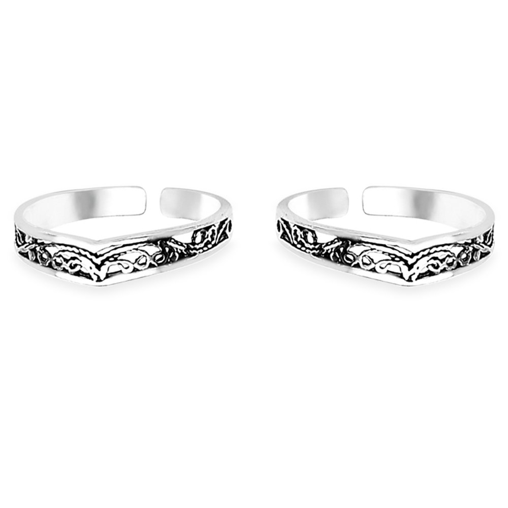 TARAASH Cutwork 925 Sterling Silver Toe Ring for Women LR0653A (B00OKEVF6K) Amazon Price History, Amazon Price Tracker