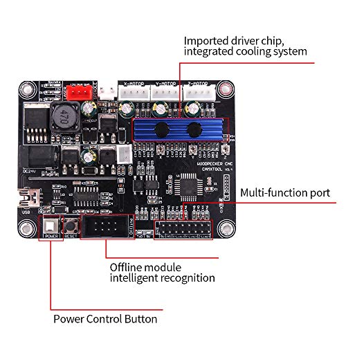 Mysweety Grbl 1.1F Cnc Controller 3-Axis Cnc Router Machine Control Board For Cnc 3018 Pro 3018 Max 3018Pro-M Milling Machine thumb #4