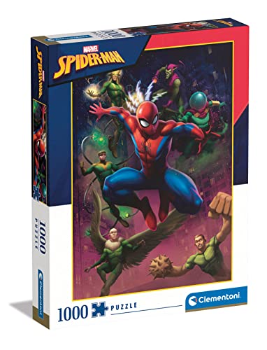 Puzzle 1000 pièces : Spider Man Clementoni Puzzles - vue 3