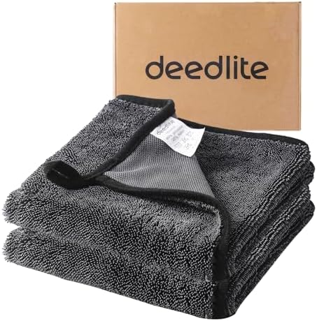 URAQT Shiny Trockentuch 1200 GSM - Saugstarkes Mikrofasertuch 60x40cm