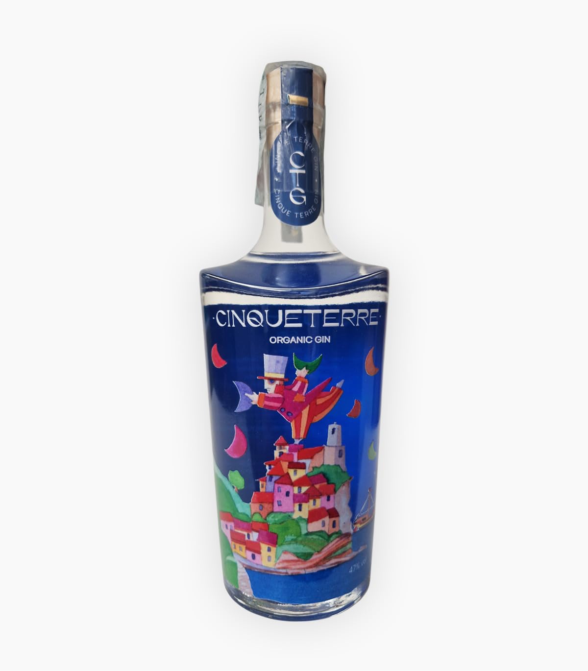 GIN CINQUETERRE Gin Biologico, 47% Vol, 50 cl